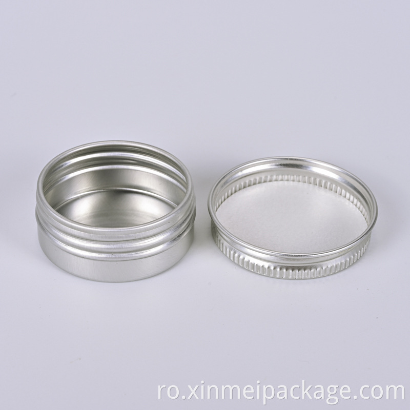 15ml silver metal can